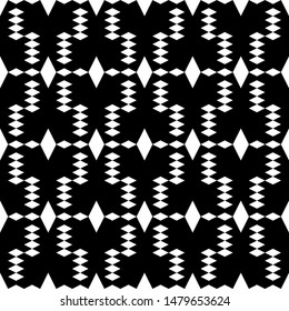 Seamless pattern. Lozenges wallpaper. Ethnic motif. Diamonds backdrop. Rhombuses ornament. Geometric background. Digital paper, web design, textile print, abstract.
