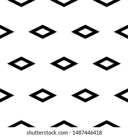 Seamless pattern. Lozenges wallpaper. Ethnic motif. Rhombuses ornament. Diamonds backdrop. Geometric background. Digital paper, textile print, web design, abstract. Vector artwork.