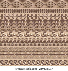 Seamless Pattern Macrame Color