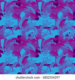 Seamless pattern made up of abstract angular elements. Fashionable stylish camouflage. eps 10