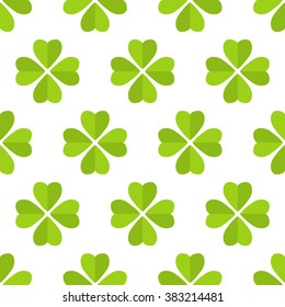 Seamless pattern made from cloverleaf