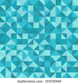 Seamless pattern made from color triangles