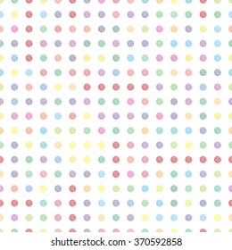Seamless pattern made of colorful spots vector illustration