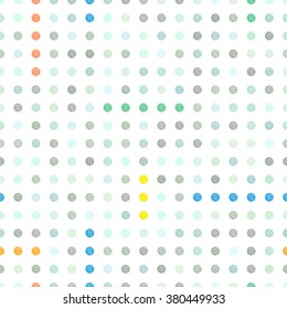 Seamless pattern made of colorful spots vector illustration