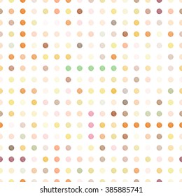 Seamless pattern made of colorful spots vector illustration