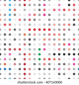 Seamless pattern made of colorful spots vector illustration