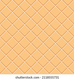 Seamless pattern made from cookies, waffles. Colored vector background.