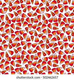 Seamless pattern made of cute sweet hand drawn candy.