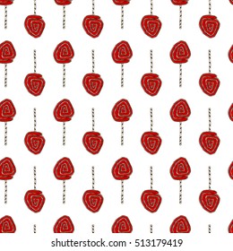 Seamless pattern made of cute sweet hand drawn candy.