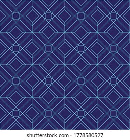 seamless pattern made with linear square. simple geometric illustration. stylish pattern for printing, fabric, textile, web, wrapping, decoration etc.