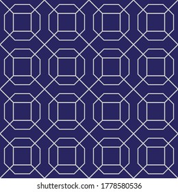 seamless pattern made with linear square. simple geometric illustration. stylish pattern for printing, fabric, textile, web, wrapping, decoration etc.