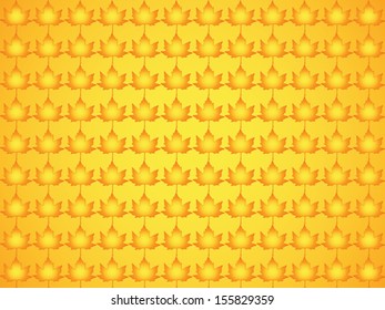 seamless pattern made of maple leaves
