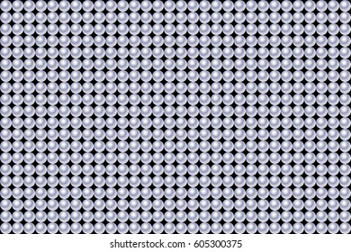 Seamless pattern made of pearls. Vector illustration.
