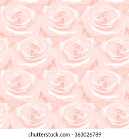 Seamless pattern made from pink roses
