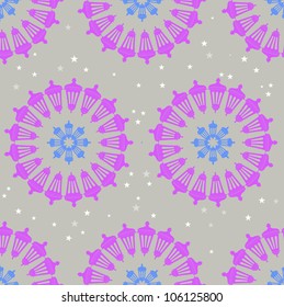 Seamless pattern made with ramadan motifs