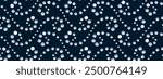 Seamless pattern  made of realistic diamonds on a black background. Jewelry design curls with shiny diamonds. Banner, poster, gift card, invitation template. Vector.