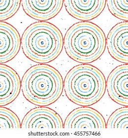 Seamless pattern made in a simple way to draw a pencil