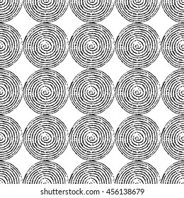 Seamless pattern made in a simple way to draw a pencil