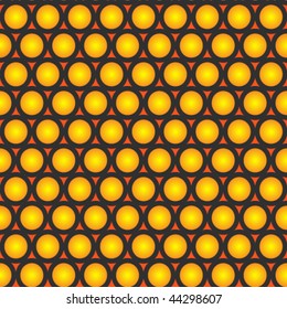 seamless pattern made from suns with gradient