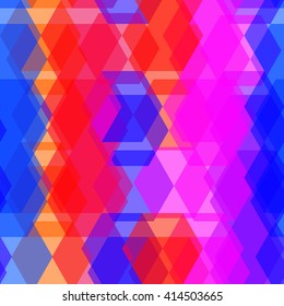 seamless pattern. magenta orange lilac pink purple blue print, Geo ethnic hipster backdrop modern trendy  Geometric abstract background for site, blog, fabric. Vector