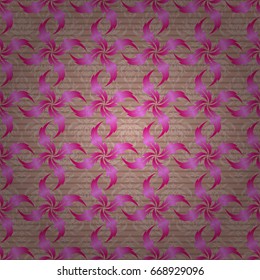 Seamless pattern of magenta and pink glitter stripes, zigzag chevron, wavy stripe, seamless texture lines. Hand drawn vector pattern for cards, invitation, wedding, wrapping paper.