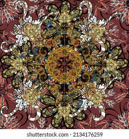 Seamless pattern magic super cute abstract and nice picture. Vector illustration.