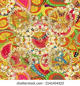 Seamless pattern magic super cute abstract and nice picture. Vector illustration.