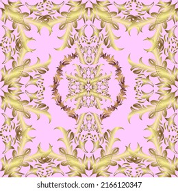 Seamless pattern magic super cute abstract and nice picture. Vector illustration. Vintage. Flowers.