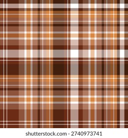 Seamless pattern in magical brown colors for plaid, fabric, textile, clothes, tablecloth and other things. Vector image.