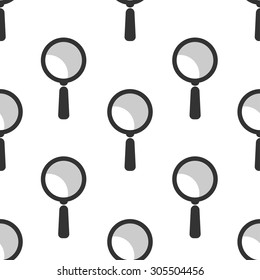 seamless pattern with Magnifying glass