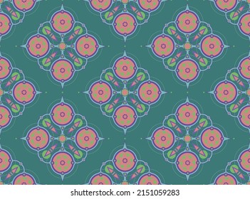 Patrón sin foco de mandala. Puede utilizarse como papel de pared o para un diseño textil