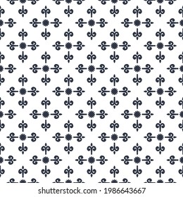 seamless pattern mandala design with circular ornament background