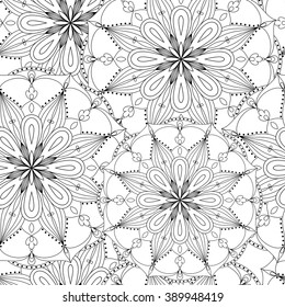 Seamless pattern with mandala. Design element for art.