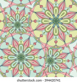 Seamless pattern with mandala. Design element for art.