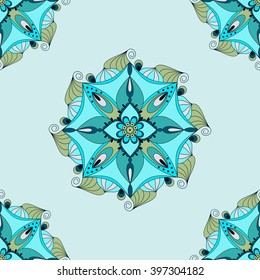 Seamless pattern with mandala. Design element for art.