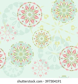 Seamless pattern with mandala. Design element for art.