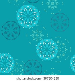 Seamless pattern with mandala. Design element for art.