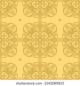 Seamless pattern with mandala ornament. The print is well suited for textiles, wallpaper and packaging.