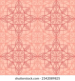 Seamless pattern with mandala ornament. The print is well suited for textiles, wallpaper and packaging.