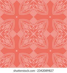 Patrón sin foco con adorno de mandala. La impresión es adecuada para textiles, papel pintado y embalajes.