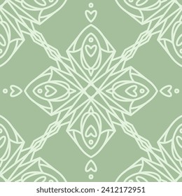 Patrón sin foco con adorno de mandala. La impresión es adecuada para textiles, papel pintado y embalajes.
