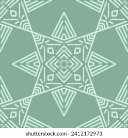 Nahtloses Muster mit Mandala-Ornament. Der Druck eignet sich gut für Textilien, Tapeten und Verpackungen.