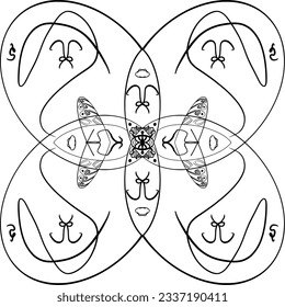 Seamless pattern with mandala ornament. Traditional Arabic, Indian motifs. Great for fabric and textile, wallpaper, packaging or any desired idea.