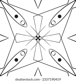 Seamless pattern with mandala ornament. Traditional Arabic, Indian motifs. Great for fabric and textile, wallpaper, packaging or any desired idea.