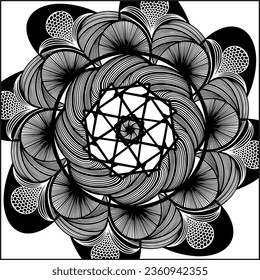 Nahtloses Muster mit Mandala-Ornament. Traditionelle arabische, indische Motive. Ideal für Gewebe und Textilien, Tapeten, Verpackungen oder jede erwünschte Idee.