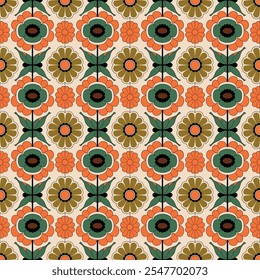 Seamless pattern with mandala ornament. Traditional Arabic, Indian motifs, suitable for fabric and textile, wallpaper, packaging or ceramics.
