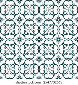 Seamless pattern with mandala ornament. Traditional Arabic, Indian motifs, suitable for fabric and textile, wallpaper, packaging or ceramics.
