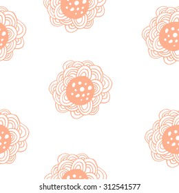 Seamless pattern with mandalas