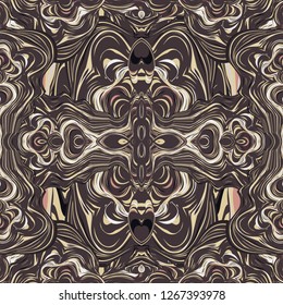 Seamless pattern with mandalas. Abstract multicolored background. Patterns for scarves, tiles, textiles. Vector