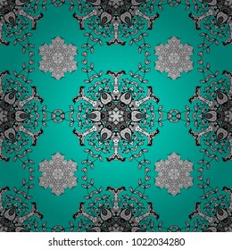 Seamless pattern with Mandalas. Vector ornaments, background. Seamless pattern with abstract ornament.
